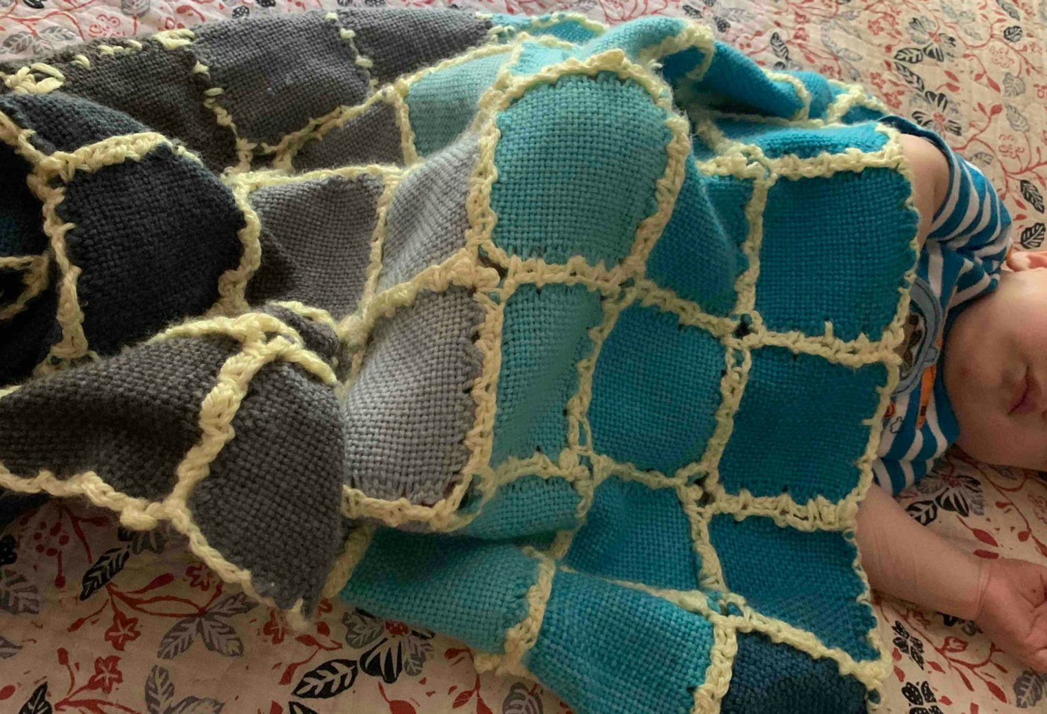 Baby E with blanket