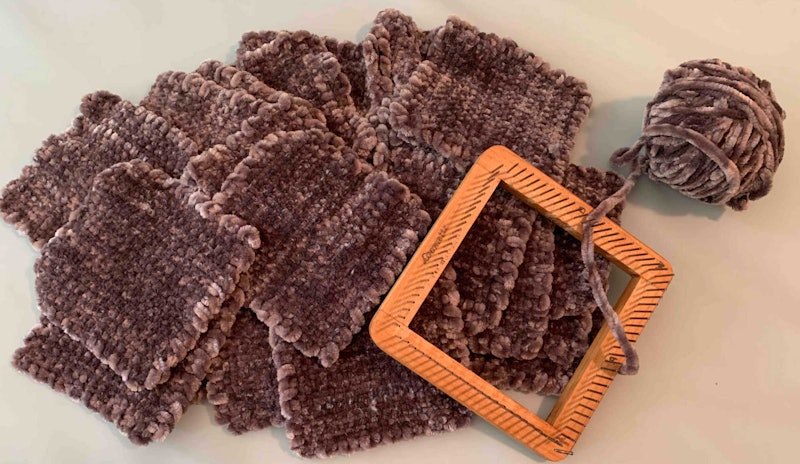 A Plethora of Plushy Pin-Loom Pieces