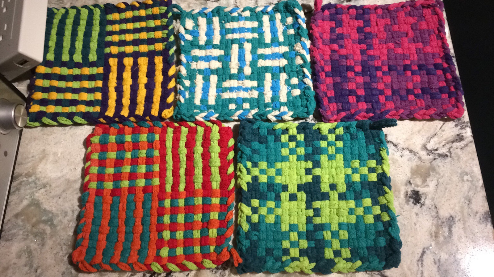 Make Magical Potholder Designs with the Potholder Wizard | Little Looms make-an-easy-loom-knit-hair-scrunchie-free-pattern-marching-north