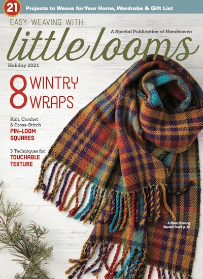 Cover of Easy Weaving with Little Looms Holiday 2021