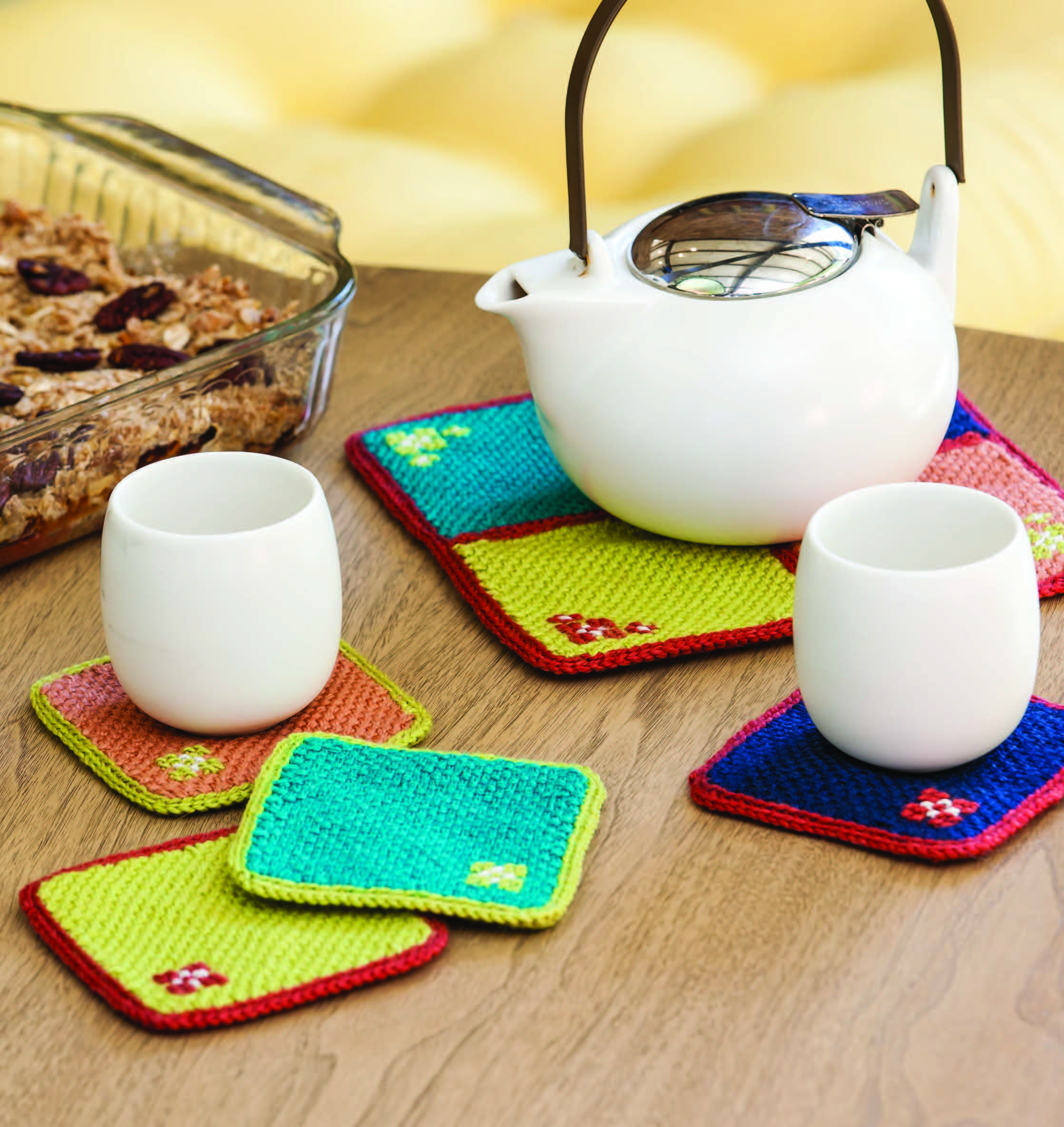 Mod Square Trivet & Coasters Image