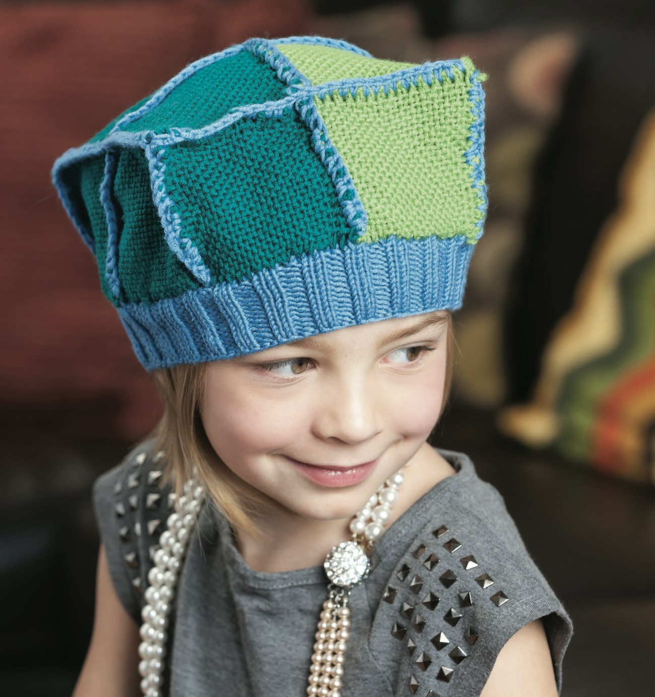 Slouchy Box Hat by John Mullarkey, woven by Benjamin Krudwig. Photo by Matt Graves
