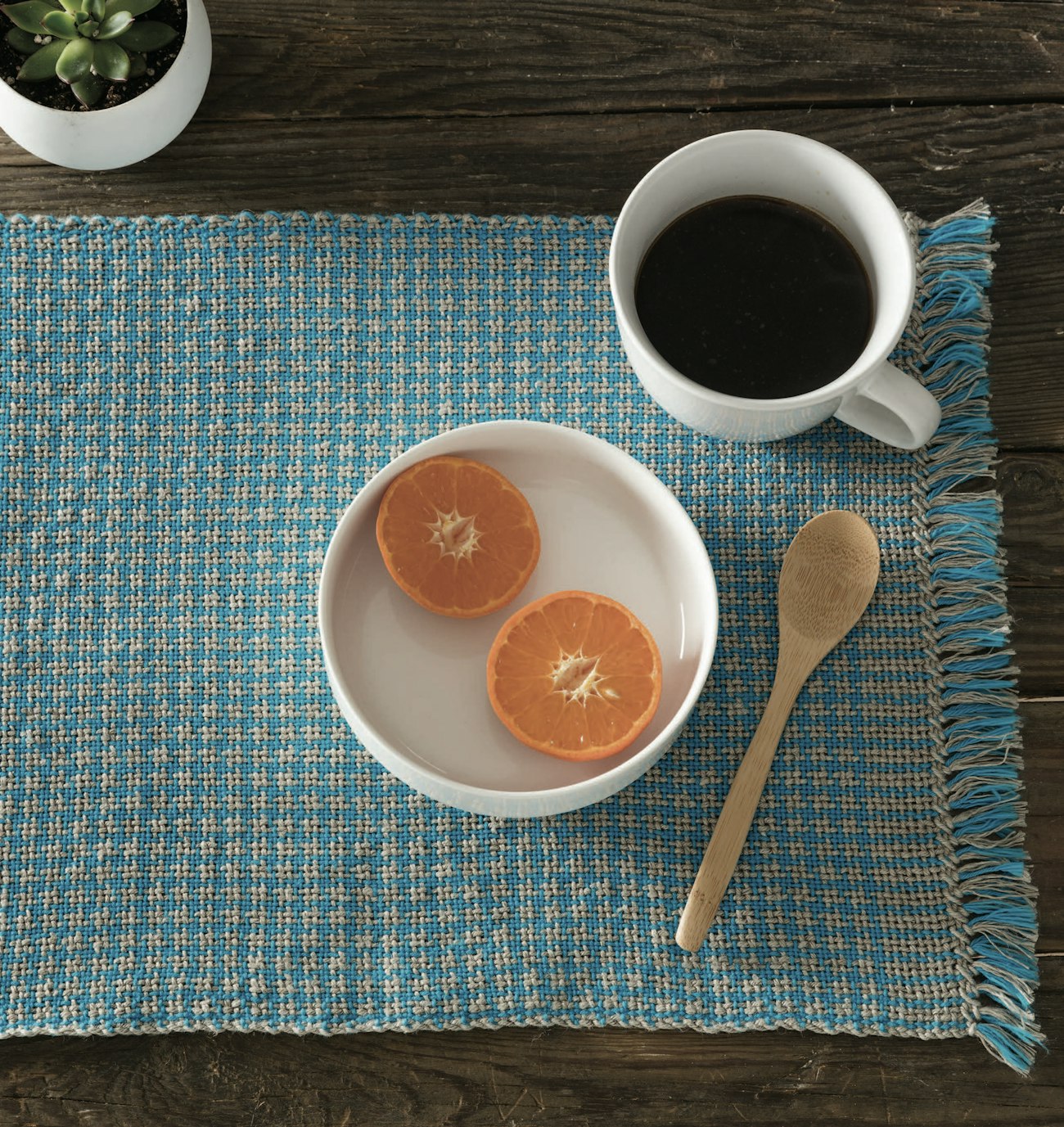 Houndstooth Placemats by Jodi Ybarra. Photo by George Boe