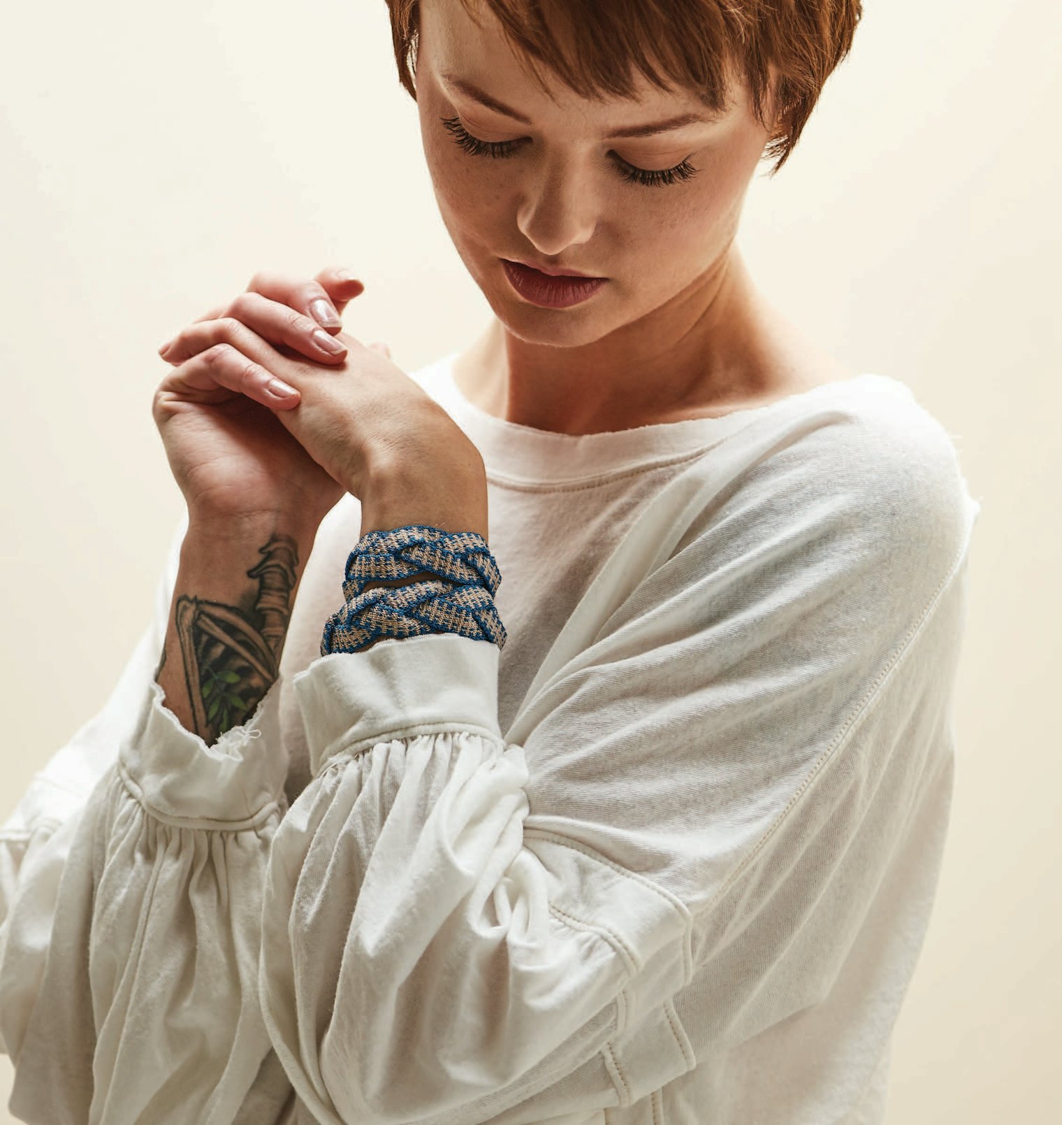 Braided in Eternity Bracelets by Jennifer B. Williams. Photo by George Boe