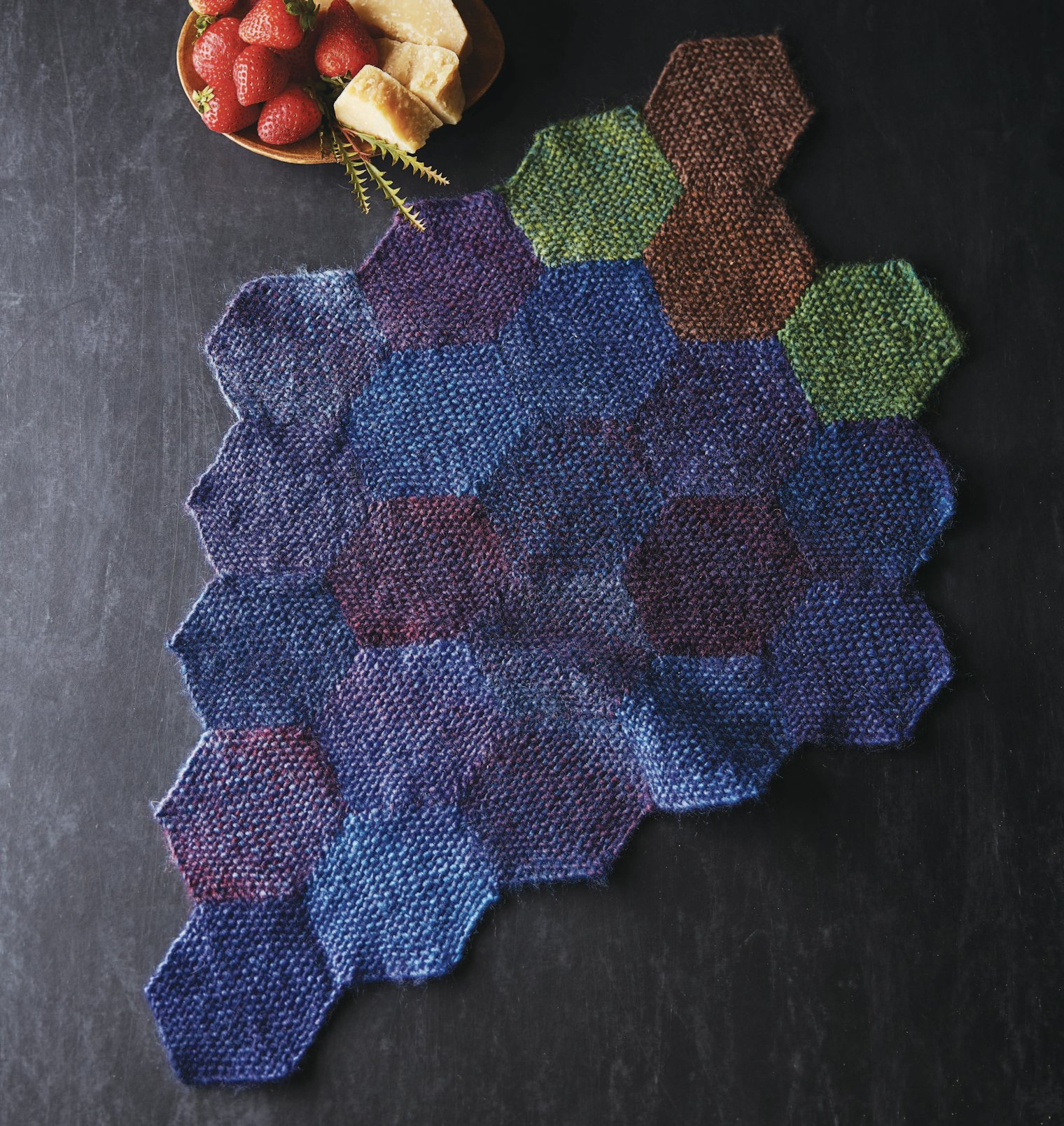 Grape Table Topper (Centerpiece) by Gabi van Tassell. Photo by George Boe