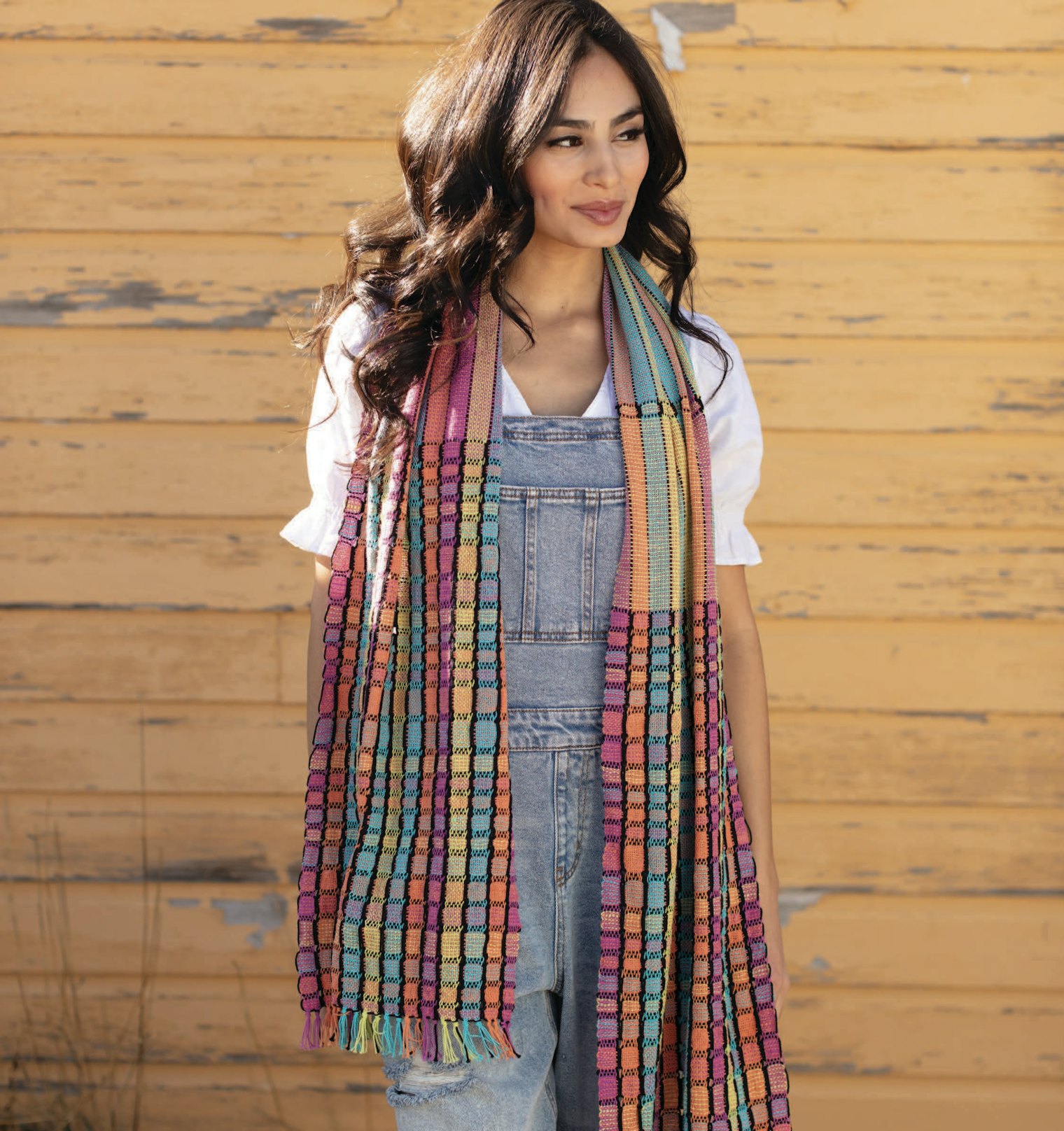 Butterfly Wings Scarf by Sara Goldenberg White. Photo by George Boe
