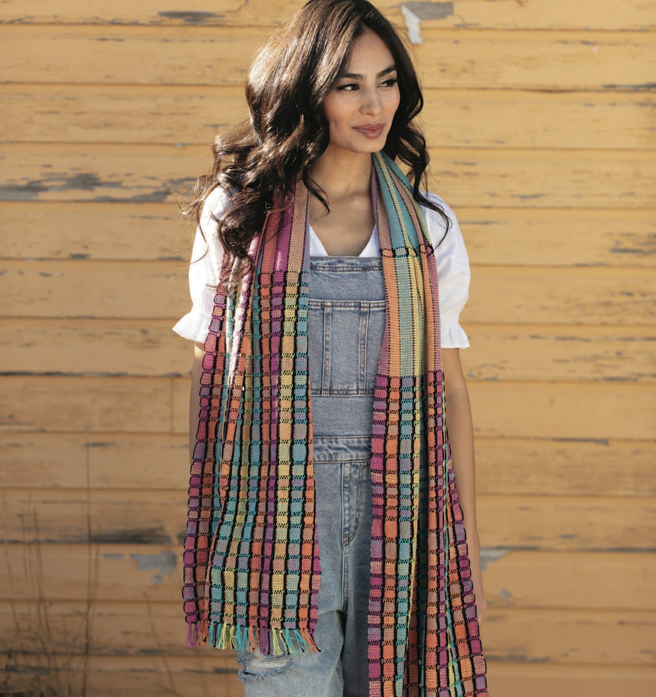 Butterfly Wings Scarf by Sara Goldenberg White. Photo by George Boe