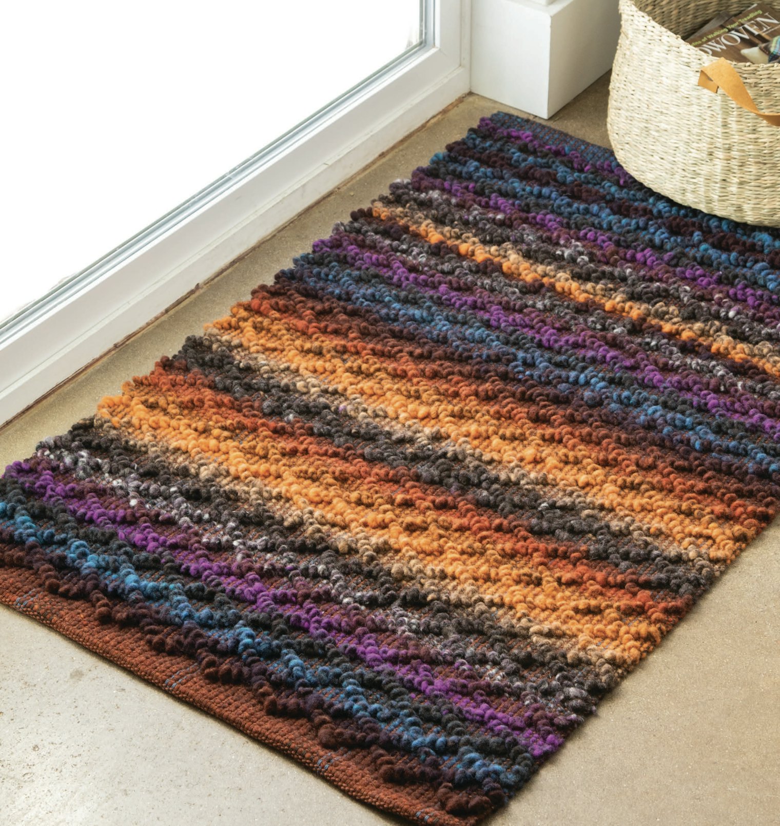 Forest Floor Mat by Tammy Bast. Photography by Matt Graves and George Boe