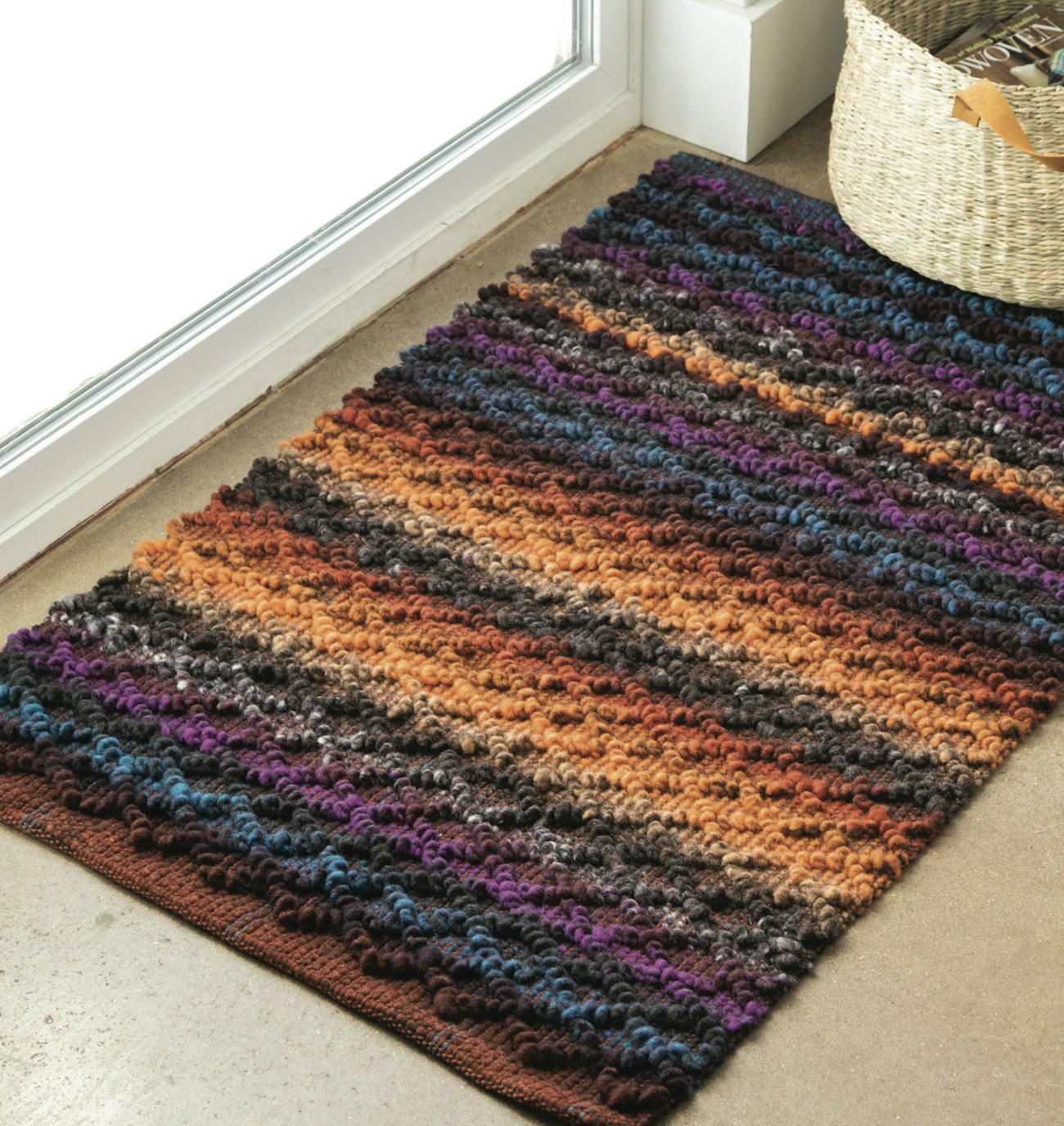 Forest Floor Mat by Tammy Bast. Photography by Matt Graves and George Boe
