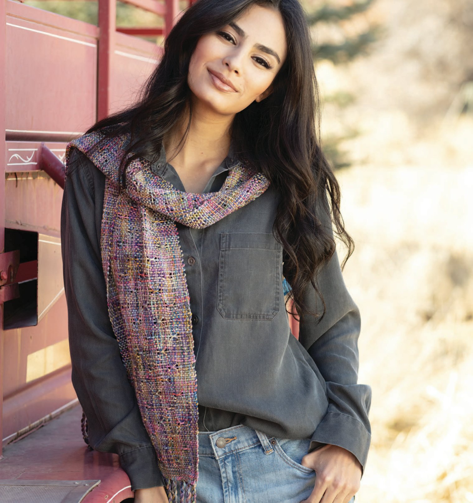 Plumage Scarf by Angela Tong. Photo by George Boe