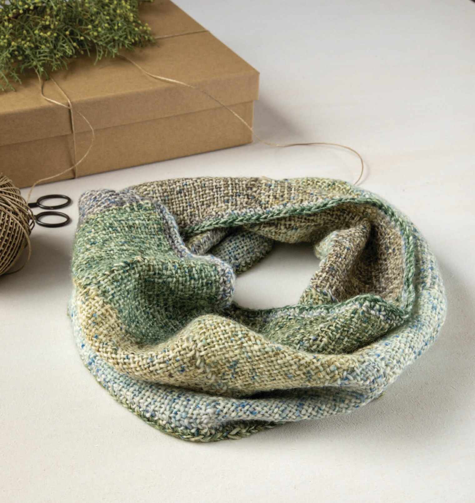 Frosted Windows Cowl by Angela Tong. Photo by Matt Graves