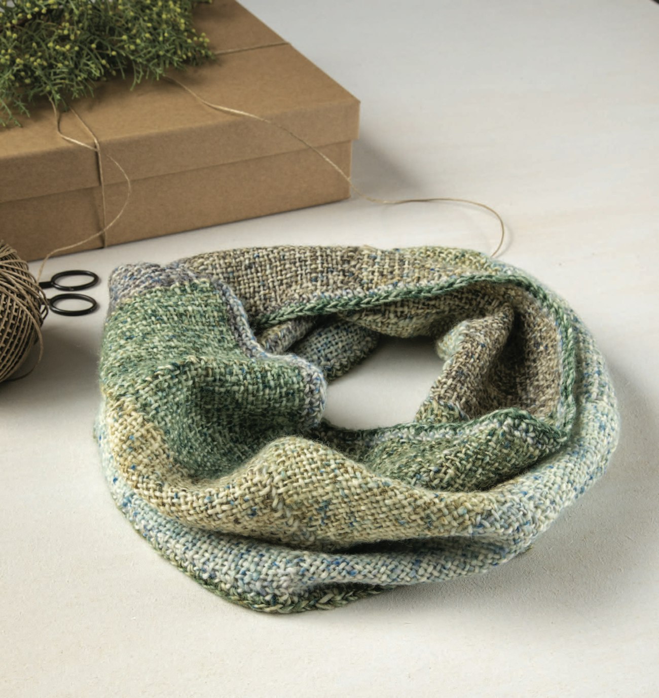 Frosted Windows Cowl by Angela Tong. Photo by Matt Graves