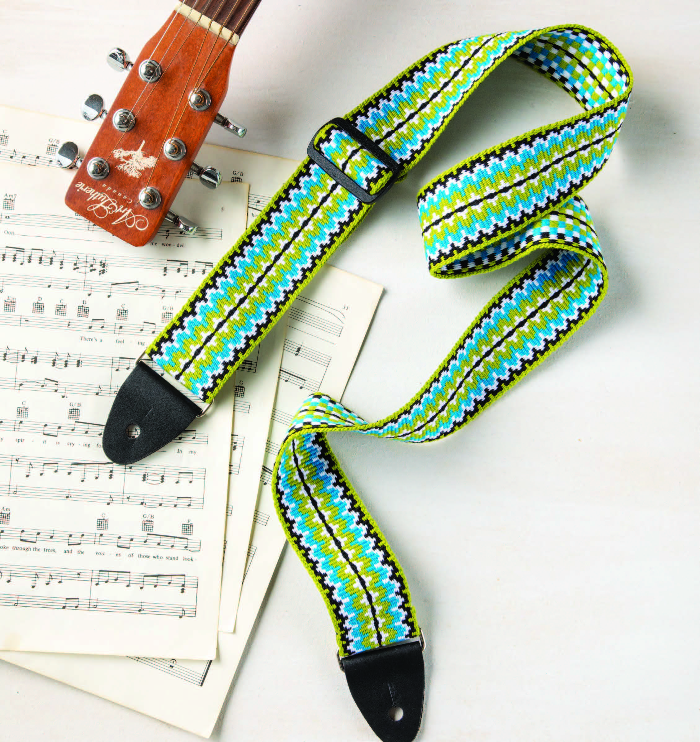 Guitar Strap in Turned Krokbragd Image