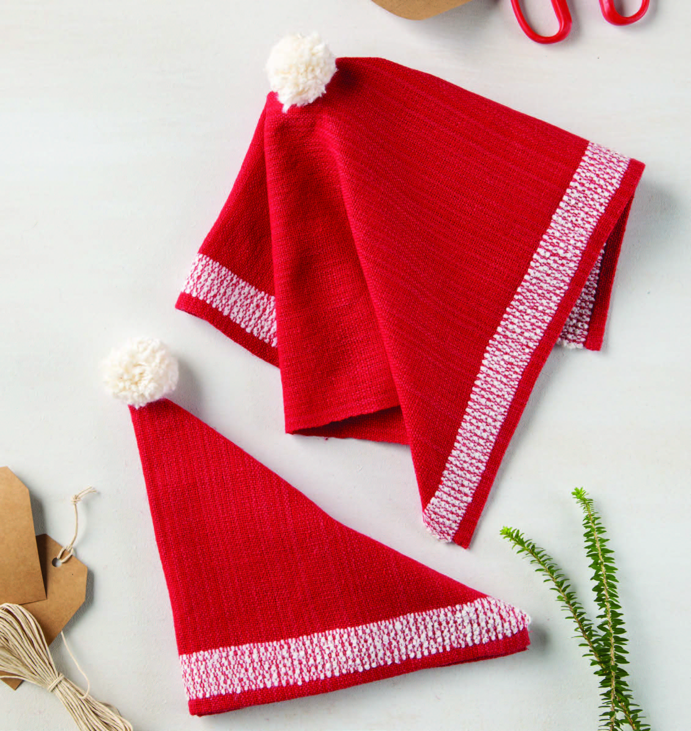 Santa Napkins Image