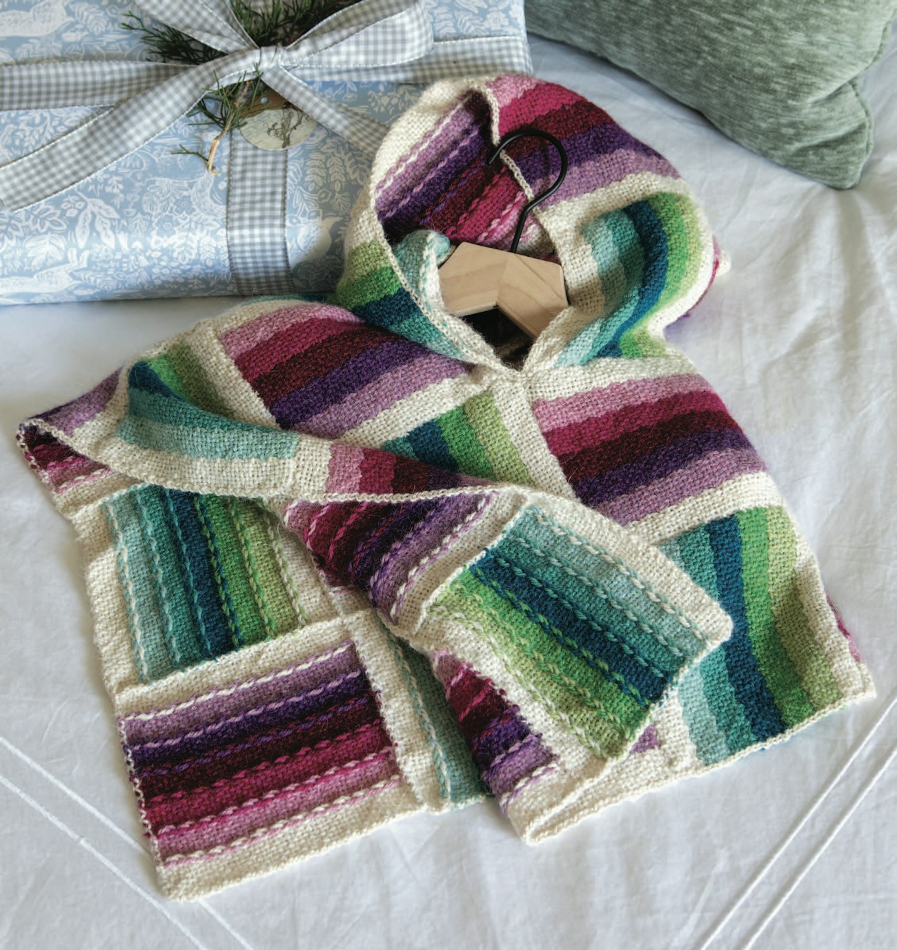 Child’s Basketweave Capelet by Jennifer Chapman