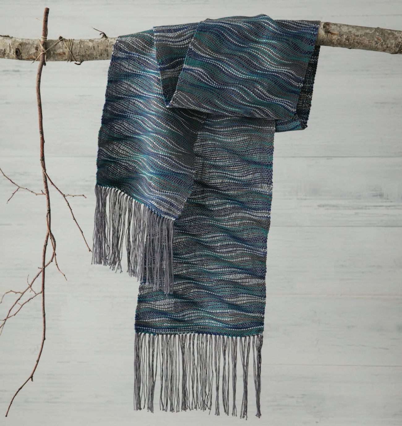 Ocean Waves Scarf by Rebecca Cengiz-Robbs