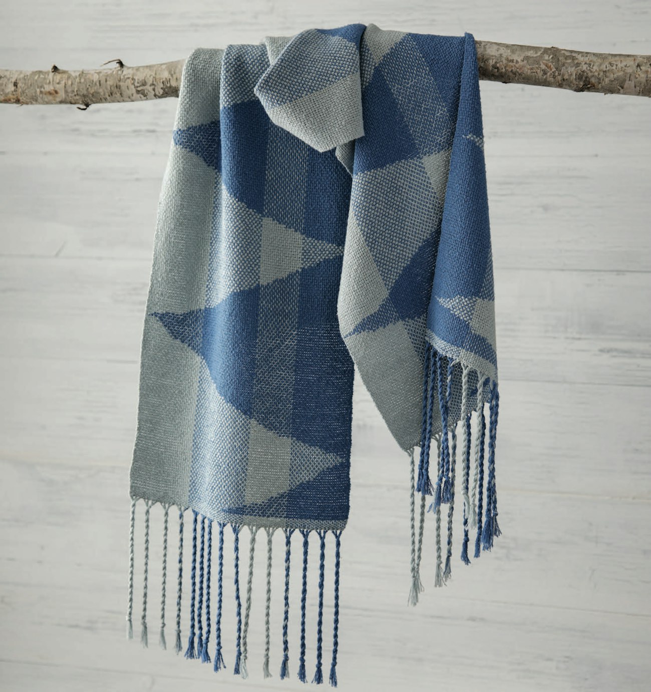 Snowy Mountains Scarf by Angela Tong