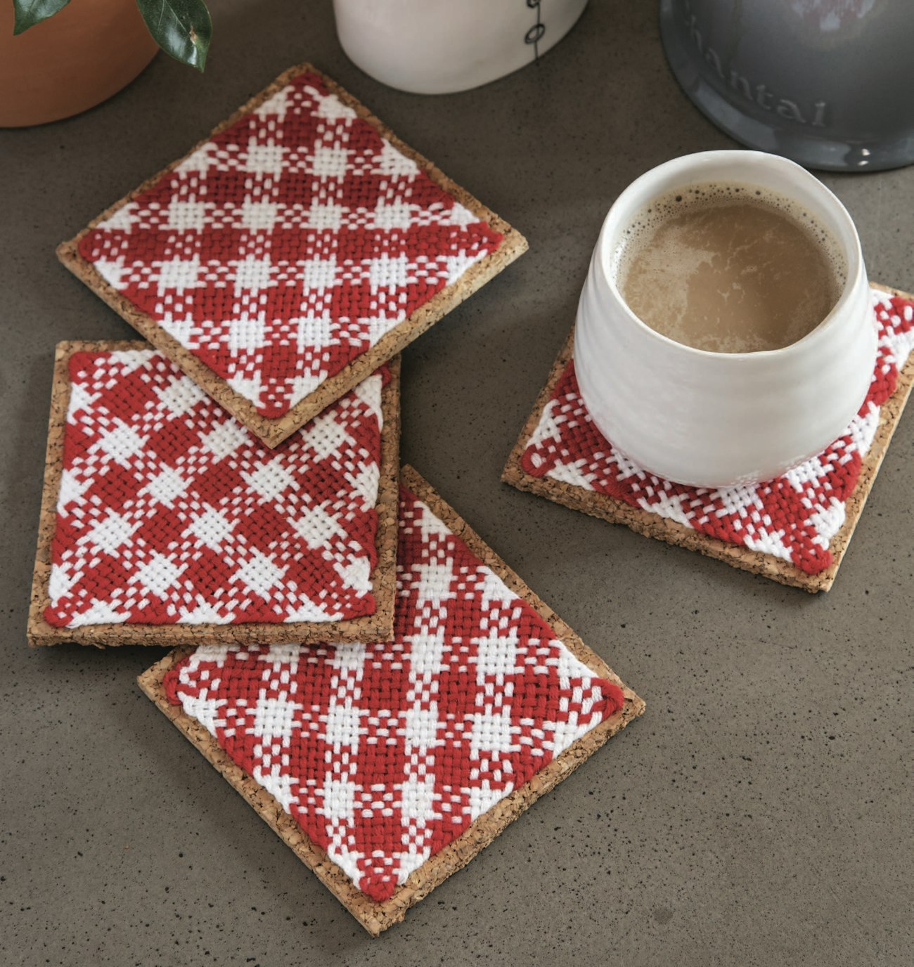 Bright Morning Mug Rugs by Hazel Spencer