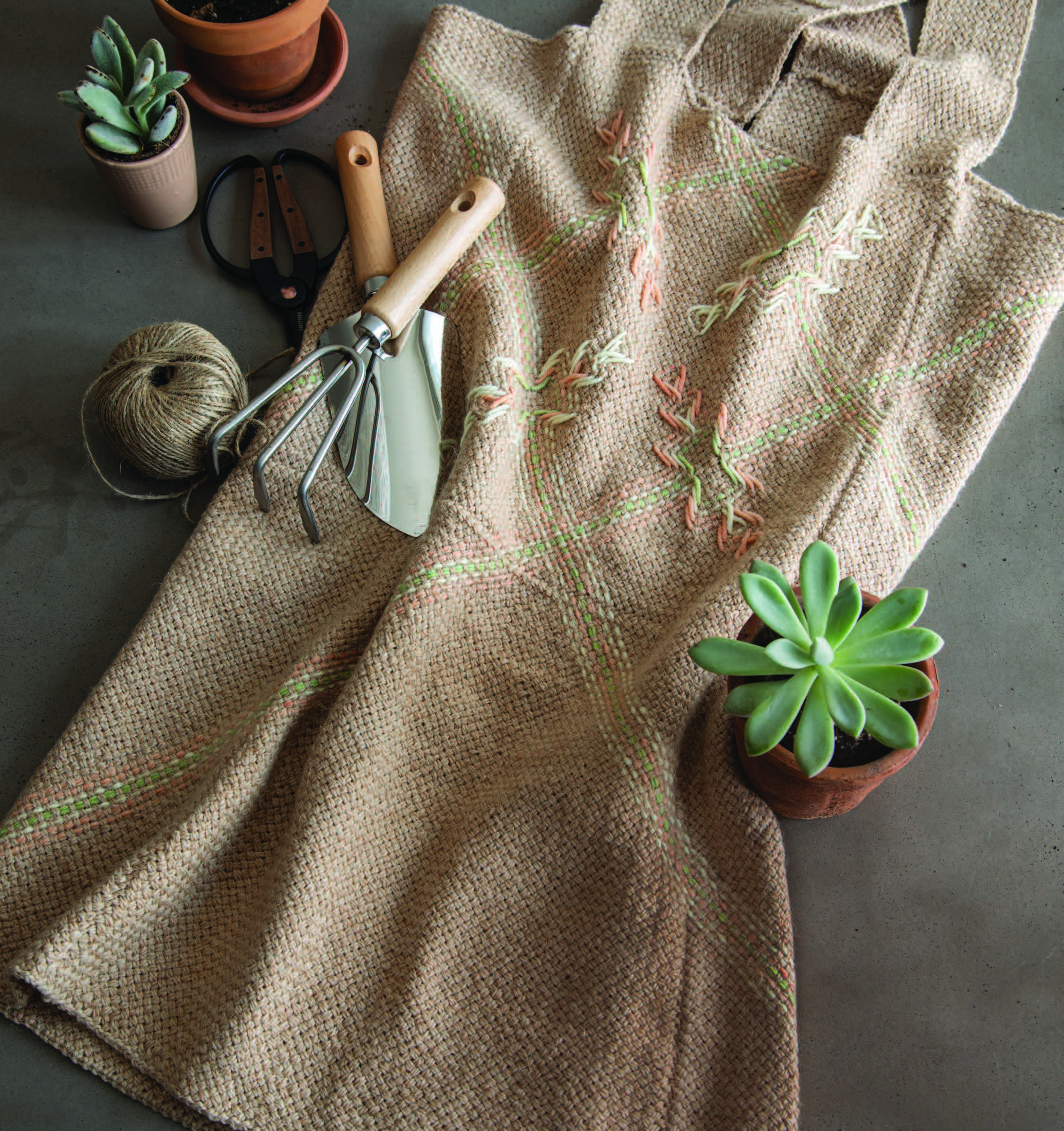 Dirt-Dyed and Plant-Dyed Garden Apron Image