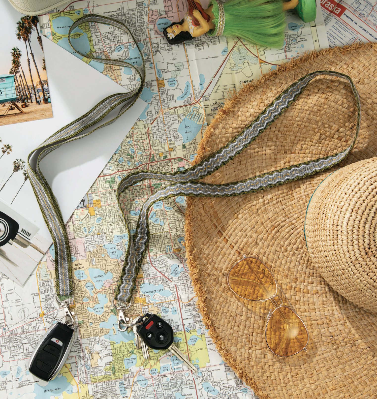 Road Trip Lanyards by Angela K. Schneider