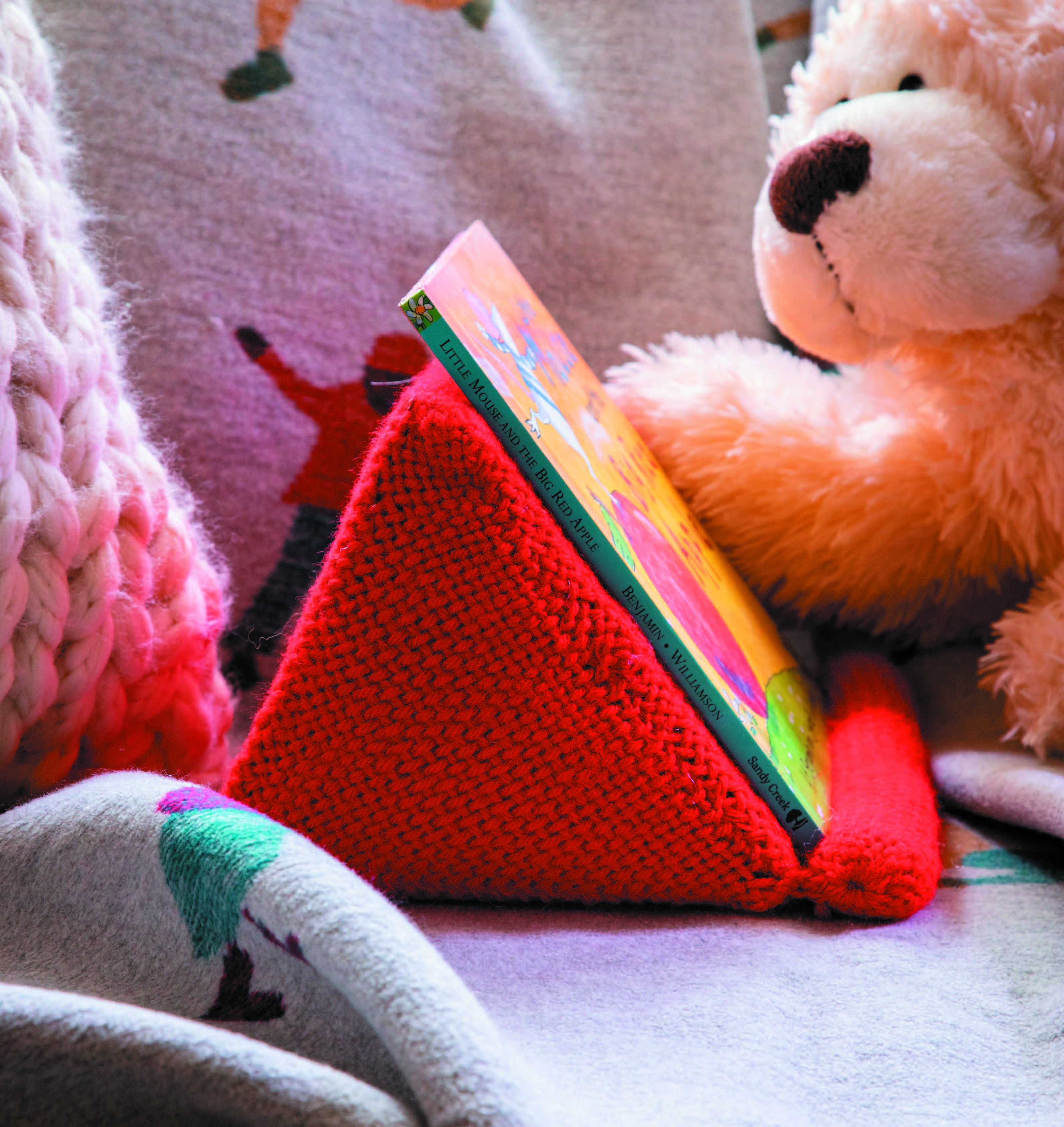 Cozy Book Pillow Image