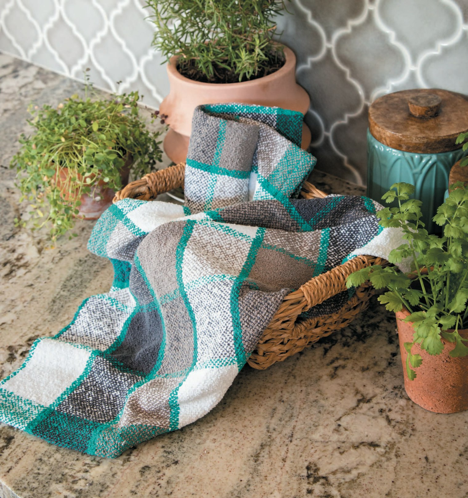 Spring Showers Tea Towels by Tammy Bast. Photo by Matt Graves