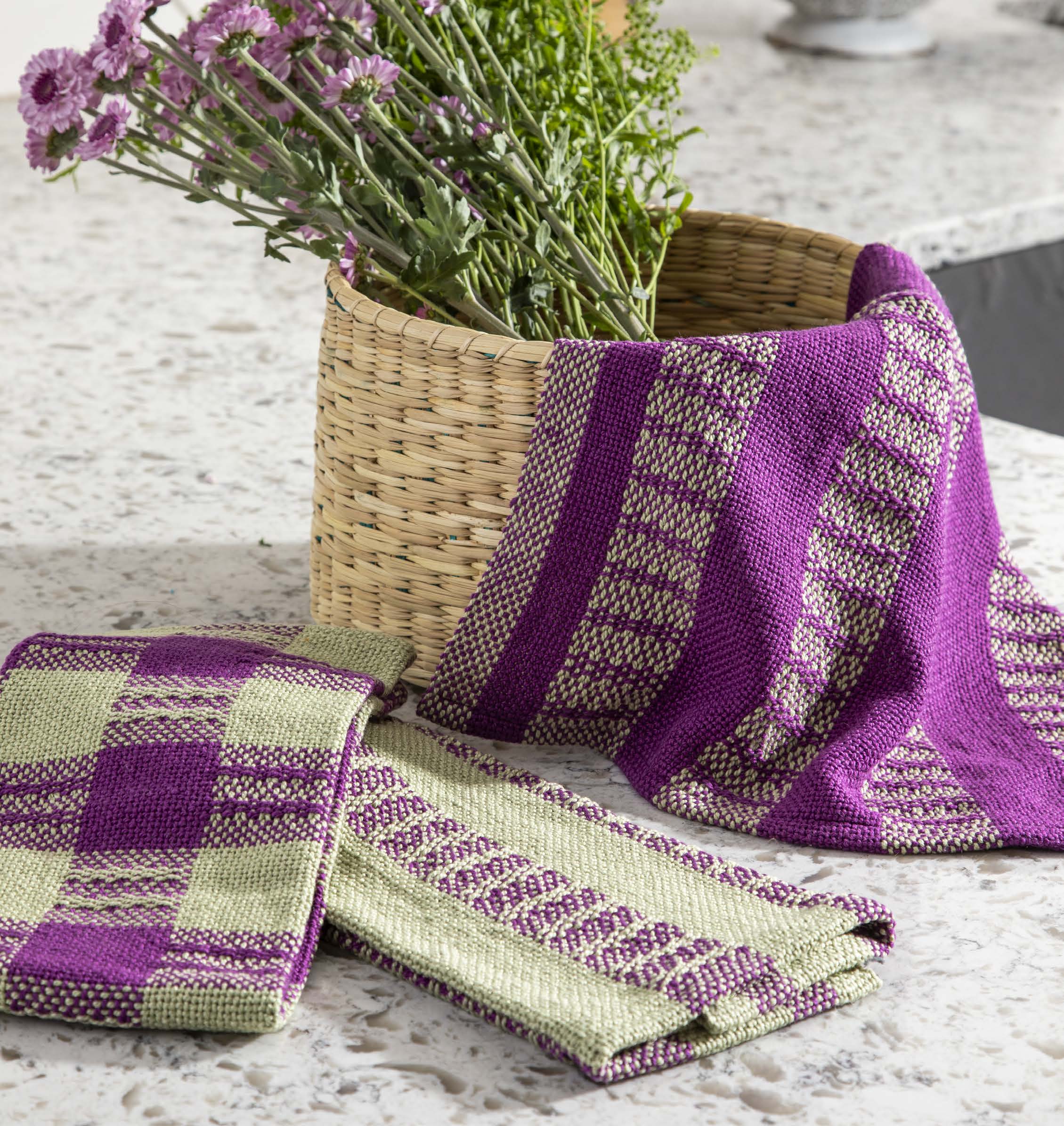 Summer Plum Towels Image
