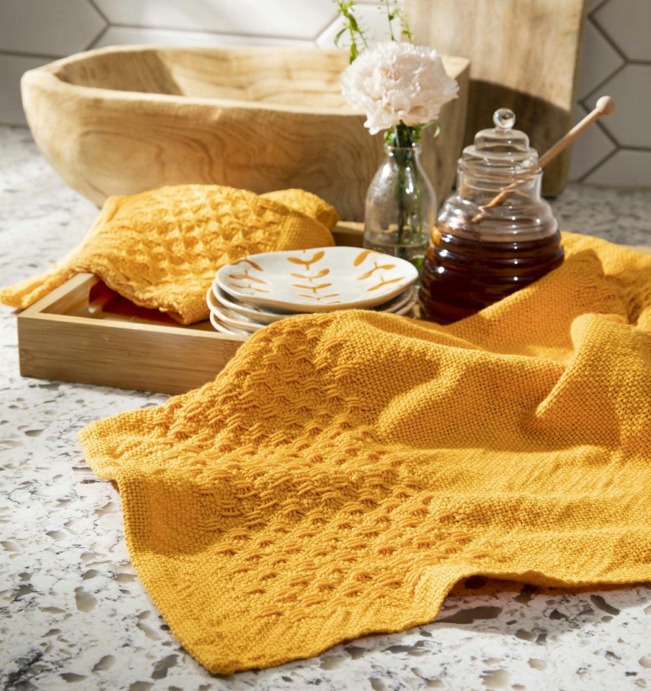 Sweet Honey Towels by Yvonne Ellsworth. Photo by Matt Graves