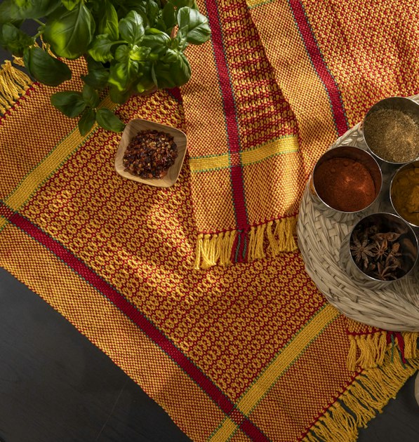 Turmeric and Chili Placemats | Little Looms Library
