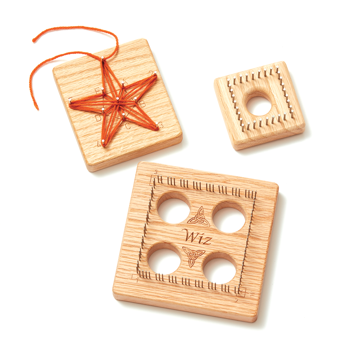 You can even find star and other size looms, such as these examples from Dewberry Ridge handcrafts.