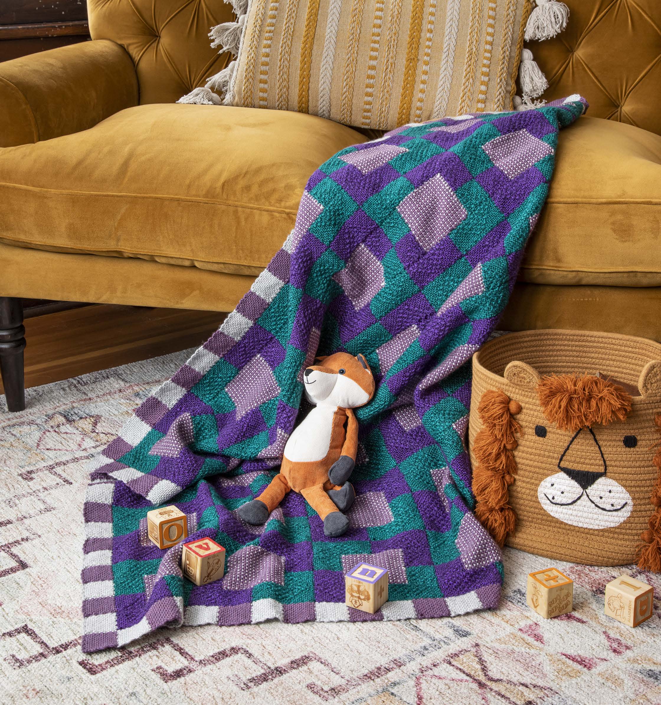 Royal Lupine Lap Blanket Image