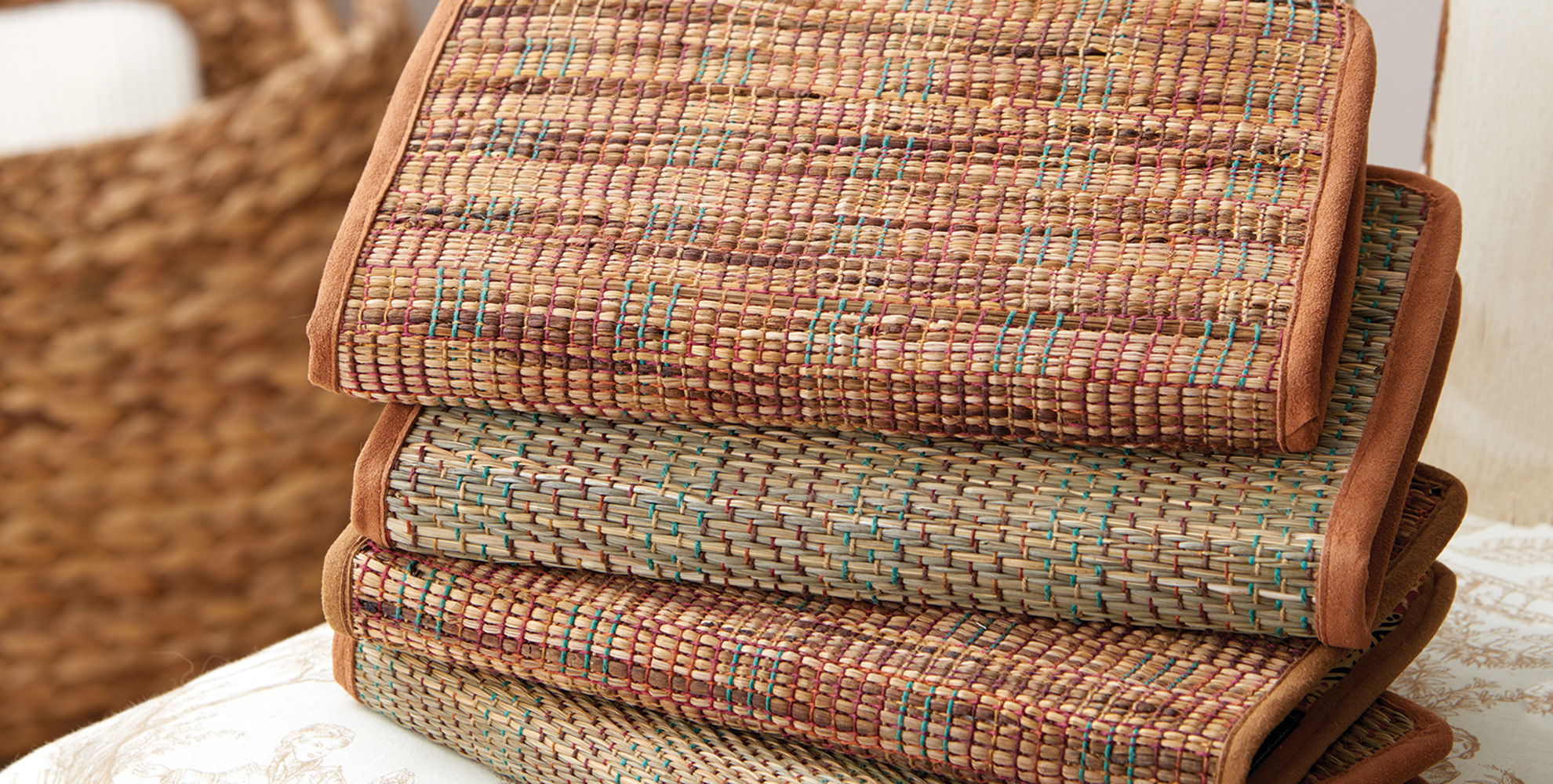 Grasscloth Journal Covers to Weave Image