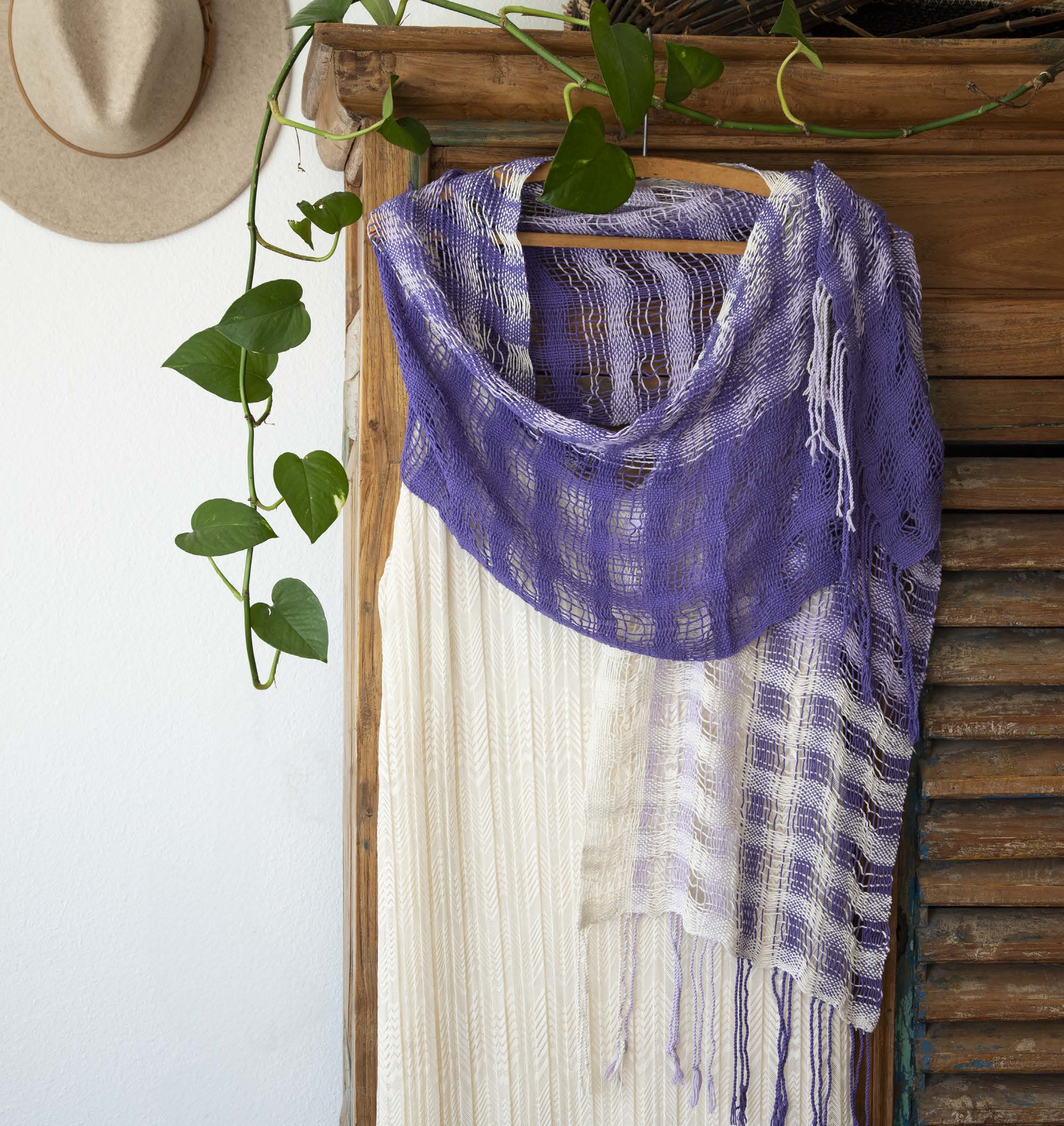 Lilacs and Lace Scarf Image