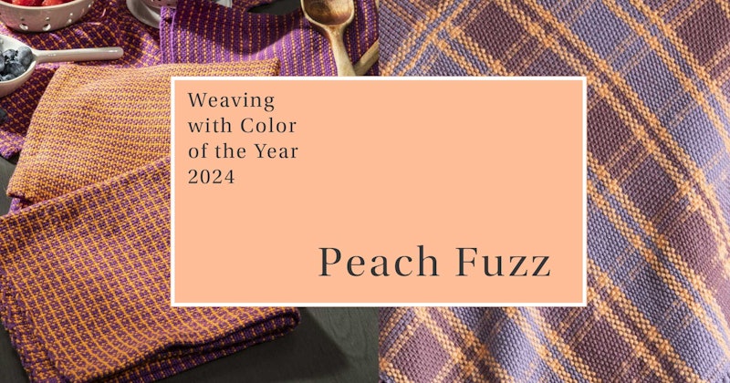 Embrace a little warmth and coziness in your weaving with this beautiful peachy color. Photos by Matt Graves unless otherwise noted.