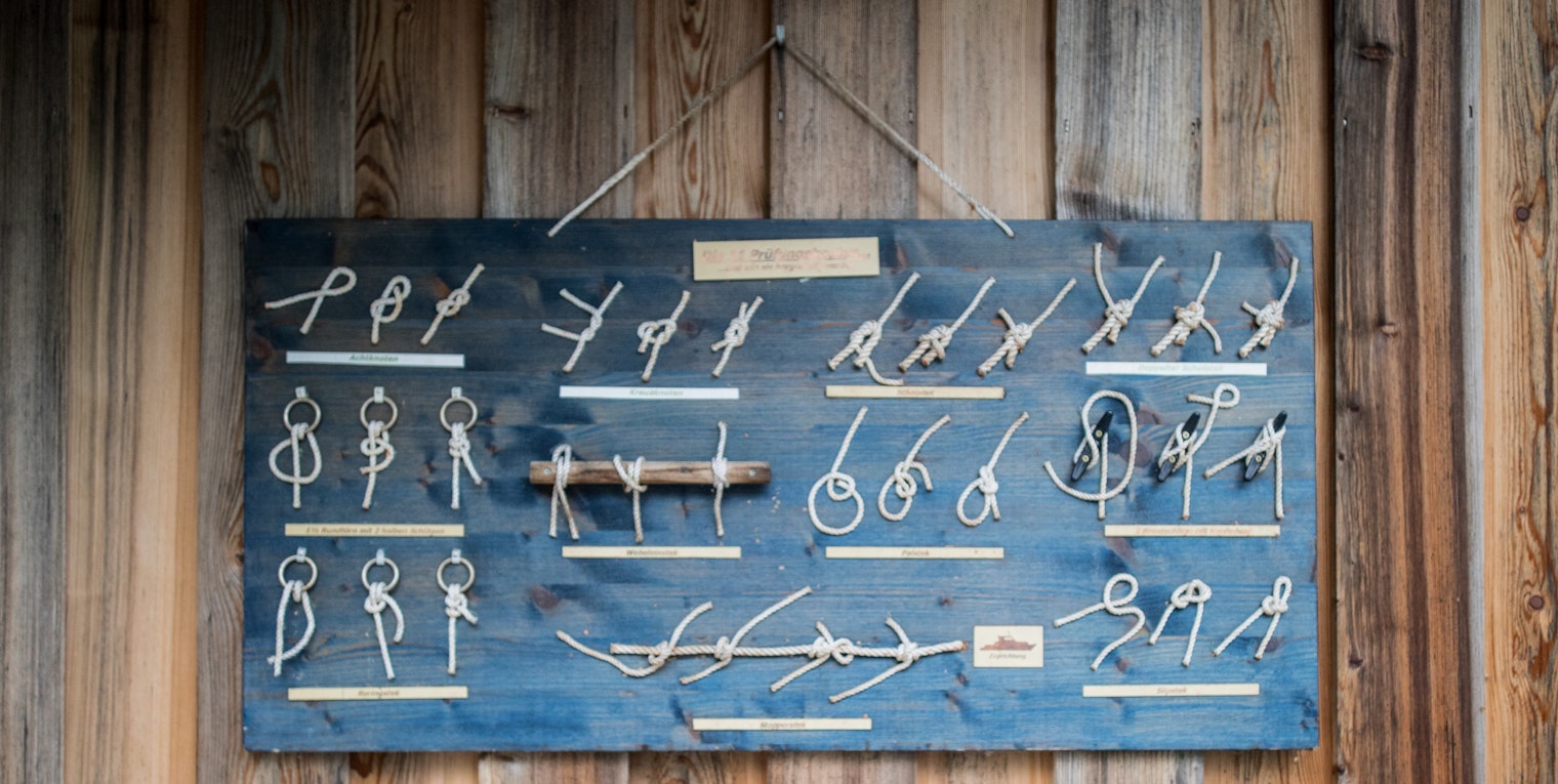 Sailors aren't the only ones who need to know how to do a multitude of knots. Photo by Katja Anokhina on Unsplash
