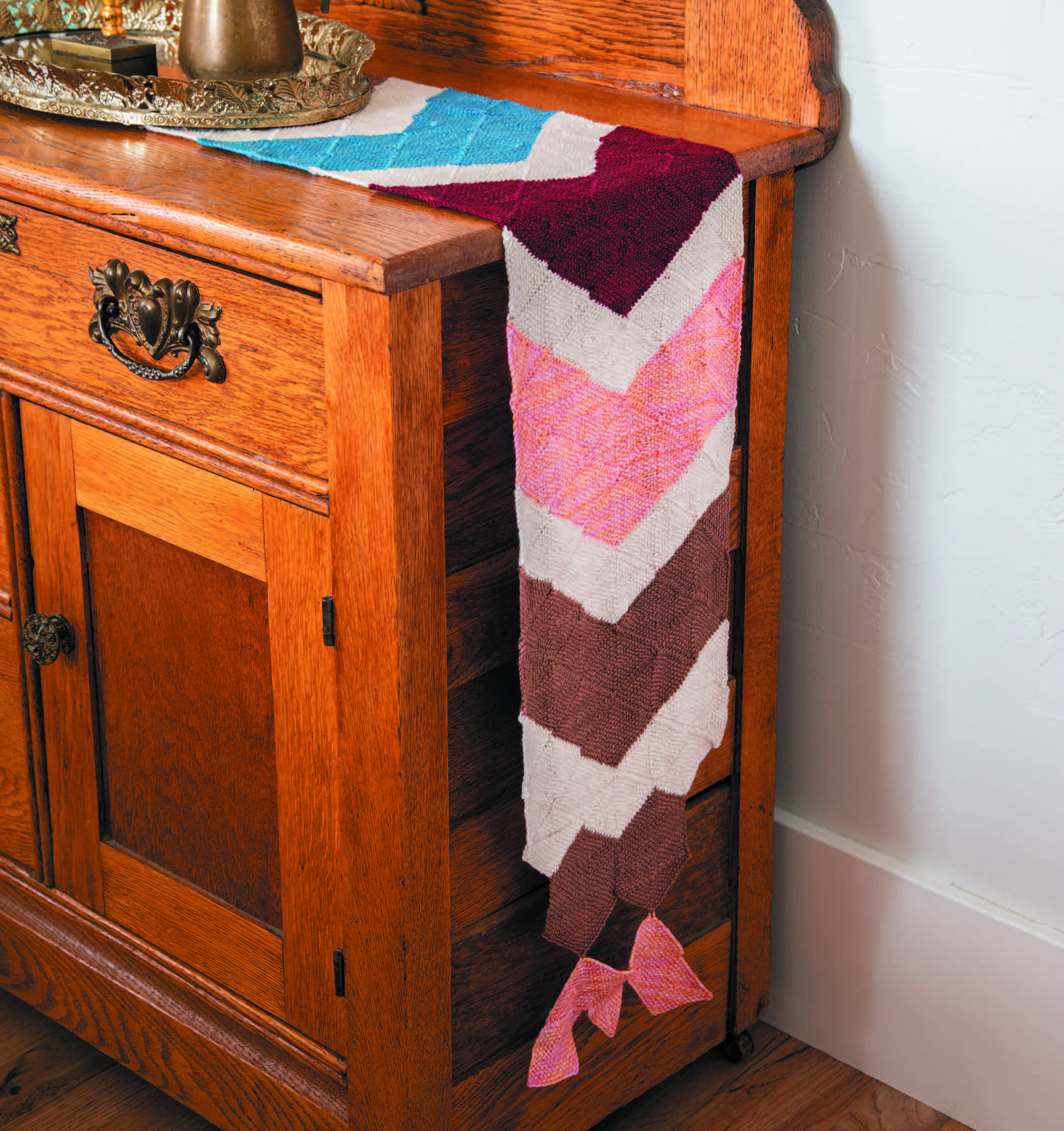 Lotus Mosaic Table Runner Image