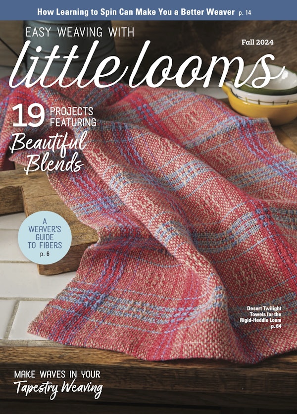 Cover of Easy Weaving with Little Looms Fall 2024