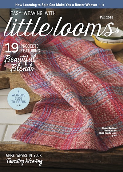Cover of Easy Weaving with Little Looms Fall 2024