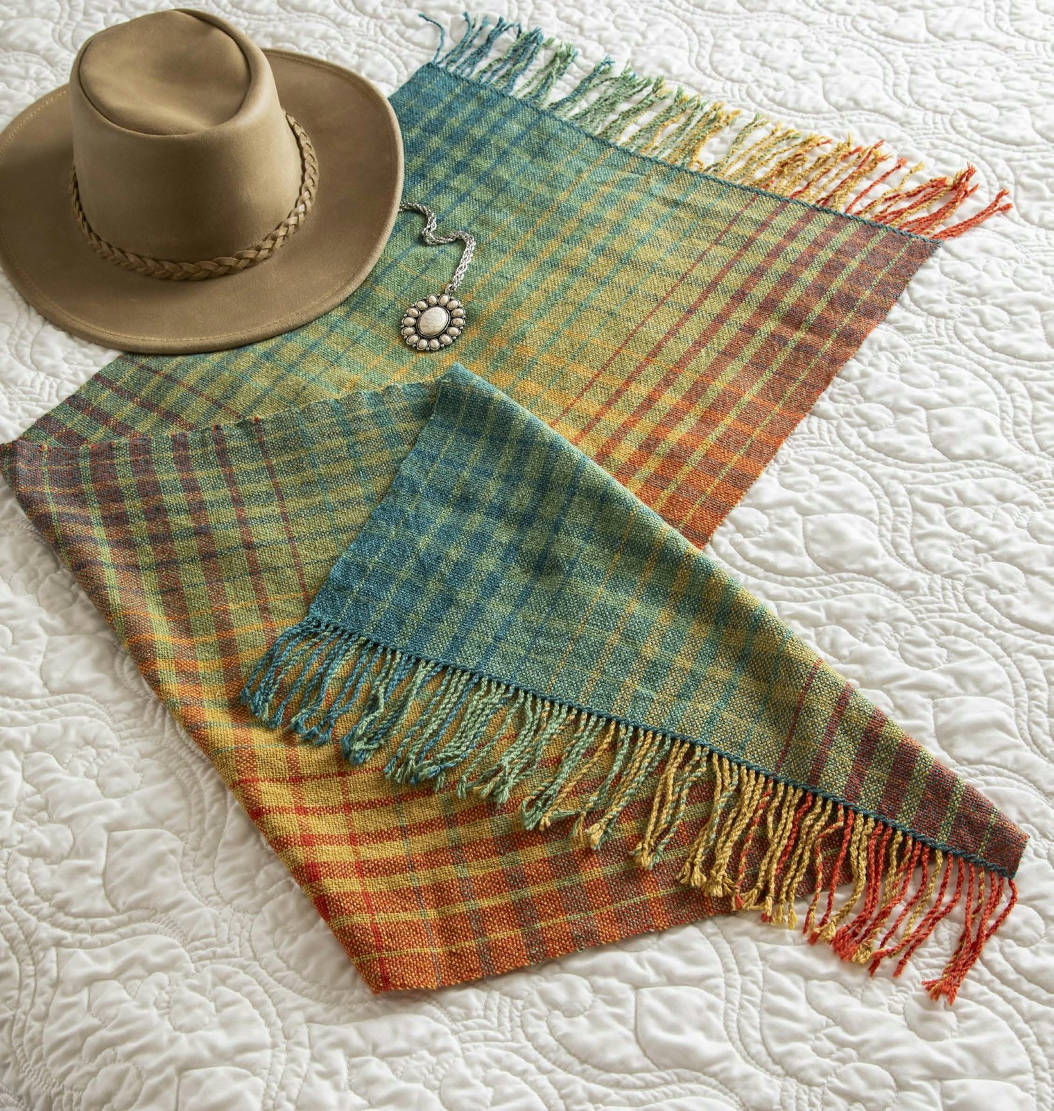 La Grande Jatte Shawl by Melanie Smith. Photo by Matt Graves