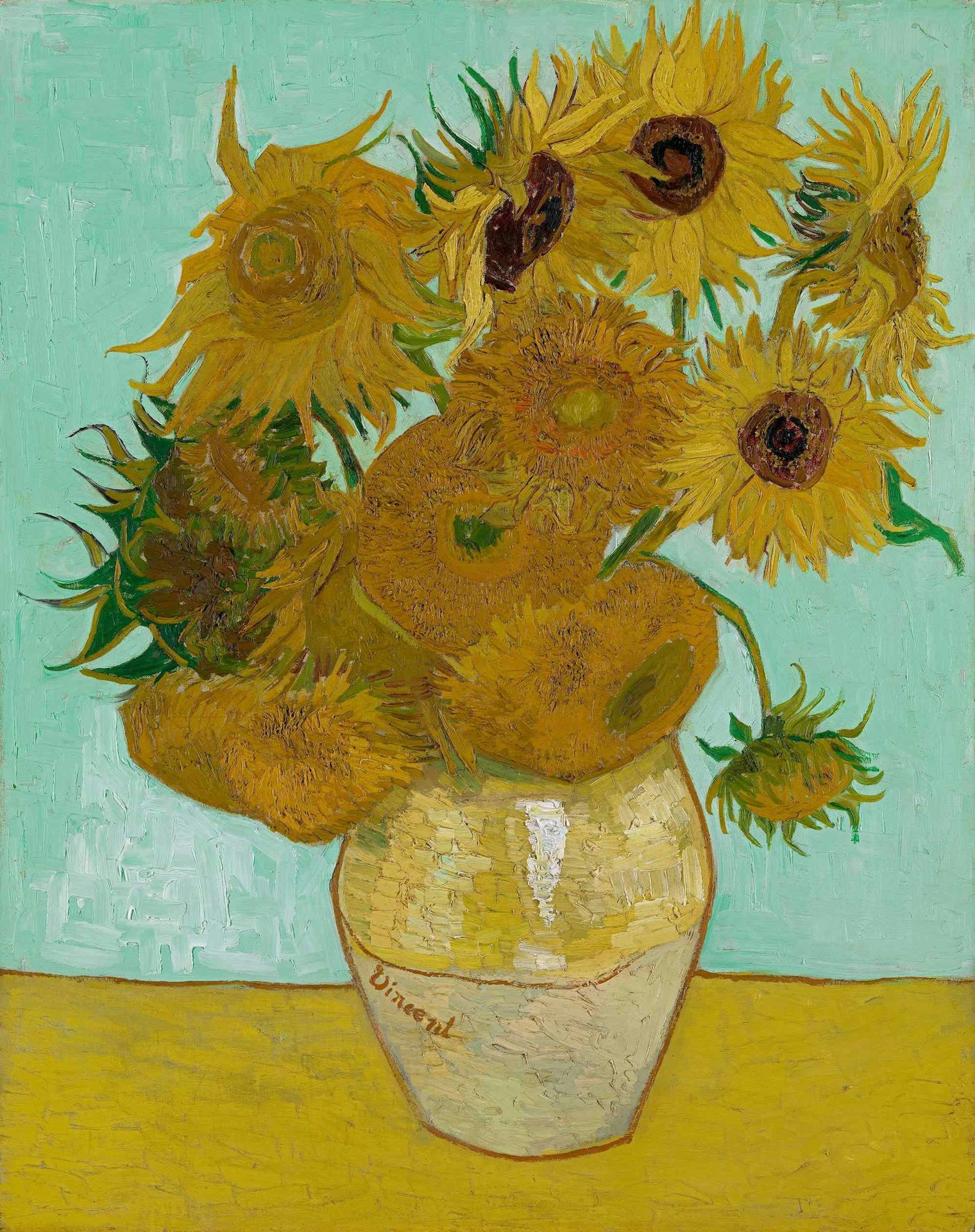 Sunflowers by Vincent van Gogh. Photo courtesy of the Neue Pinakothek, via CC 4.0*