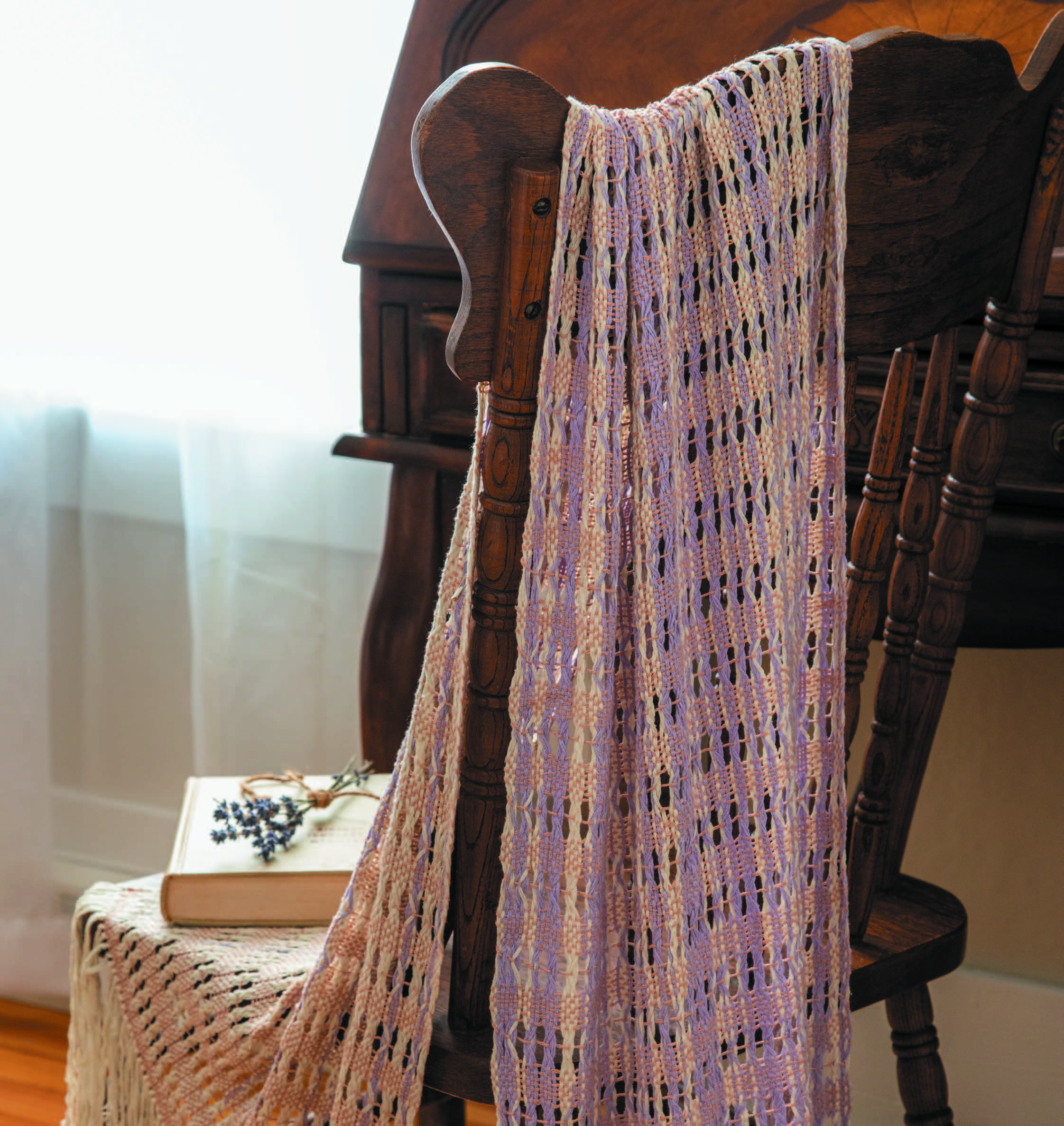Lavender and Lace Shawl Image