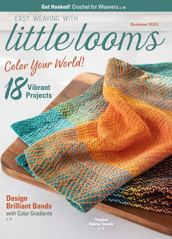 Cover of Easy Weaving with Little Looms Summer 2025