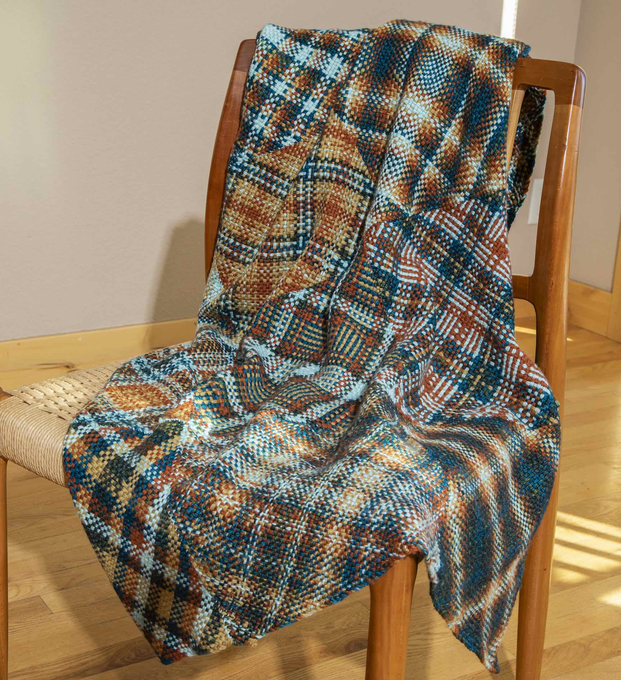 Gathering of Plaids Throw Color Sequences Image
