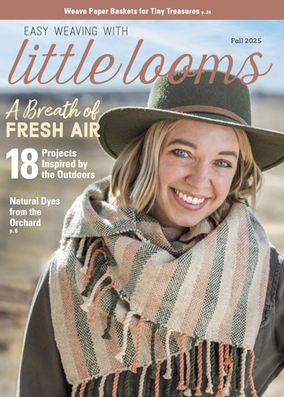 Cover of Easy Weaving with Little Looms Fall 2025