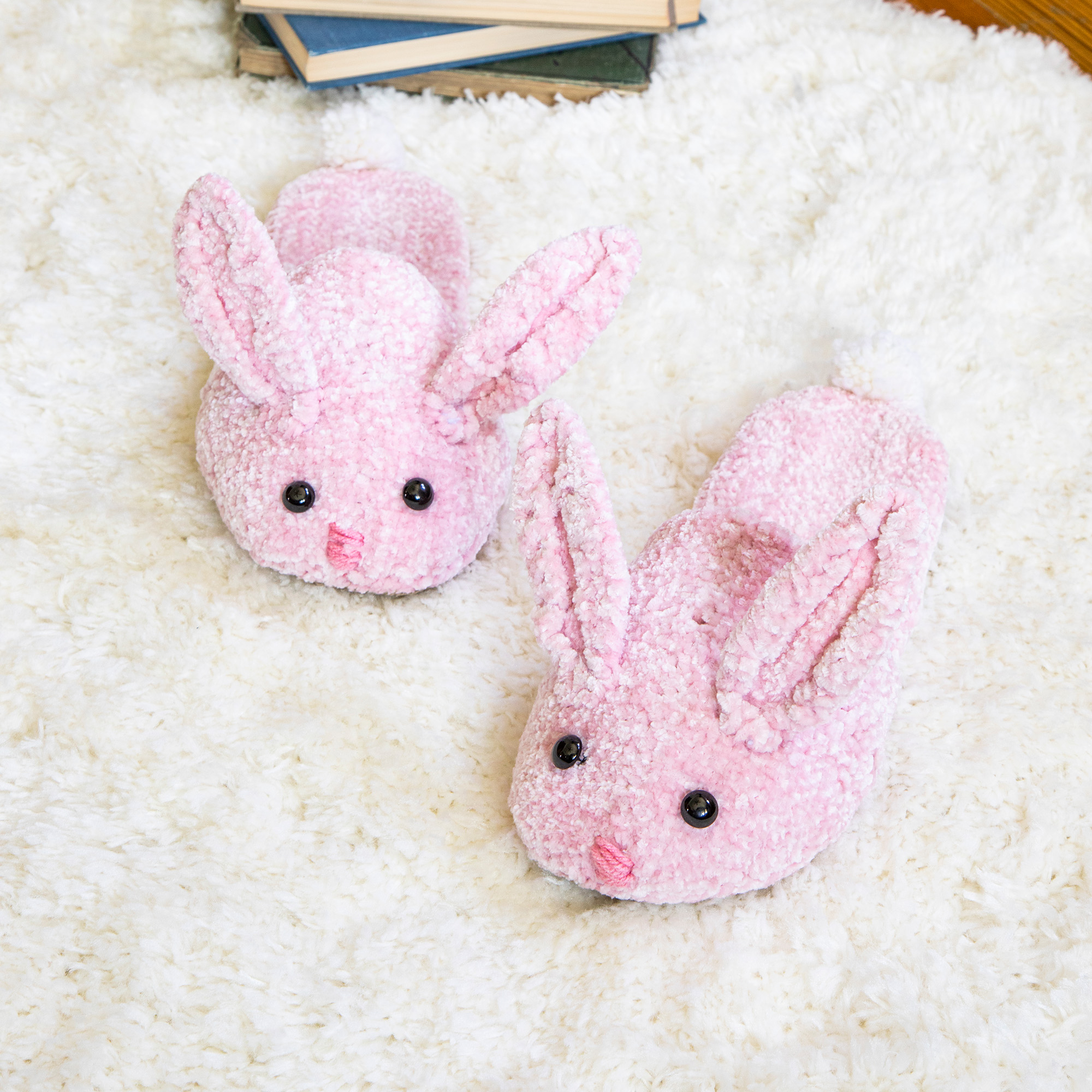 Fuzzy Bunny Slippers Image