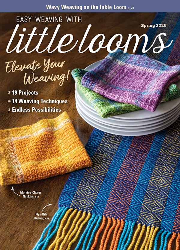 Cover of Easy Weaving with Little Looms Spring 2026