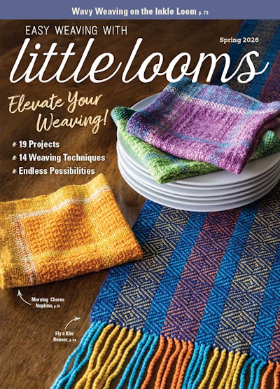 Cover of Easy Weaving with Little Looms Spring 2026