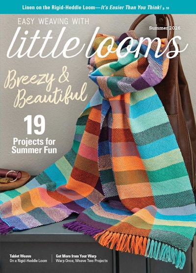 Cover of Easy Weaving with Little Looms Summer 2026