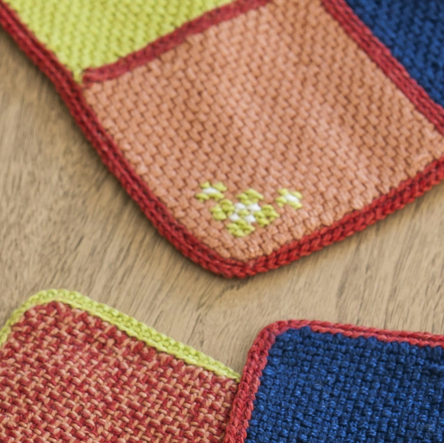 Mod Square Trivet and Coaster by Laurel Johnson