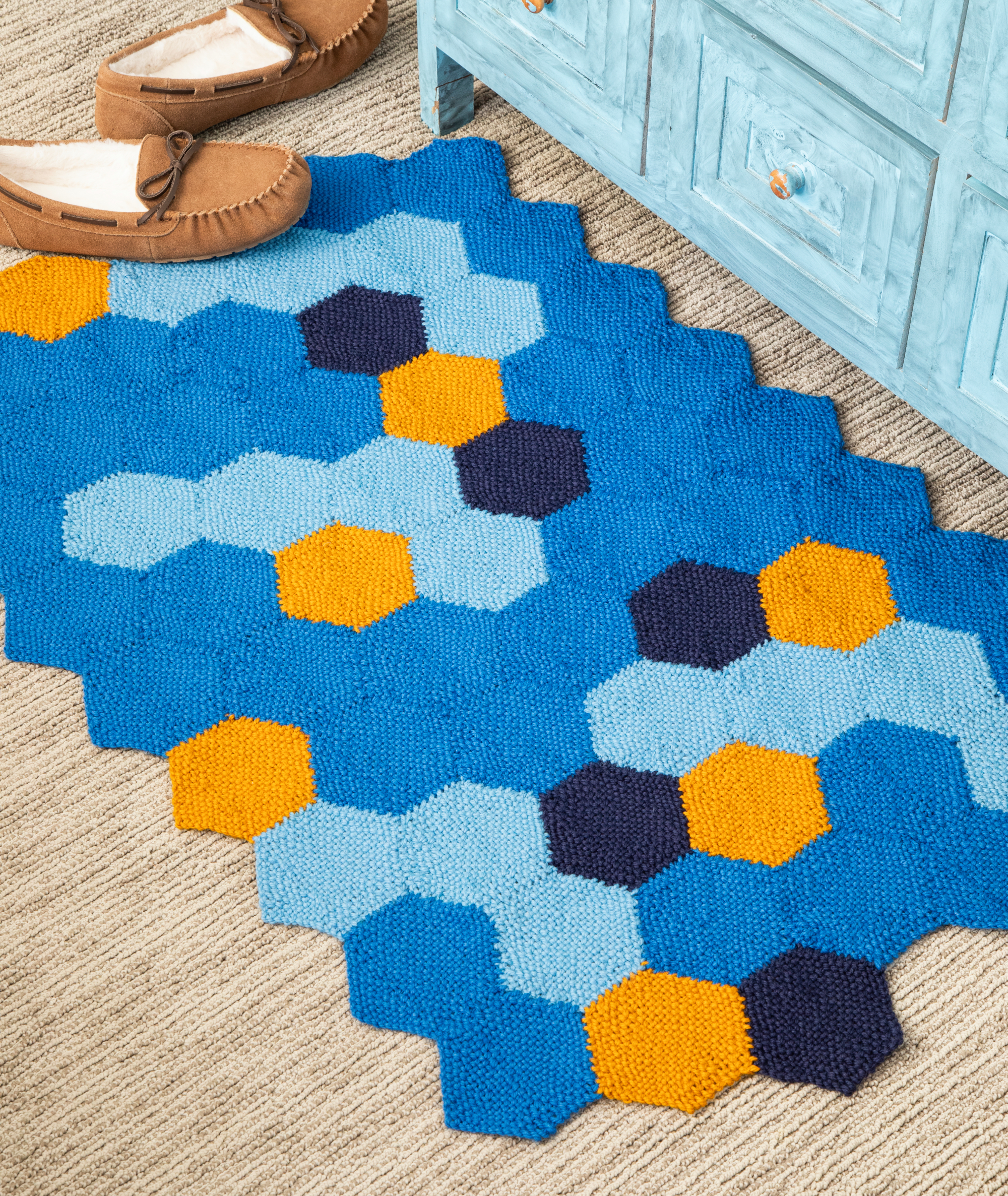 Rhapsody in Blue Rug Image